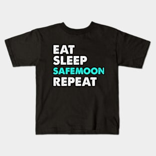 Eat Sleep Safemoon Repeat Kids T-Shirt